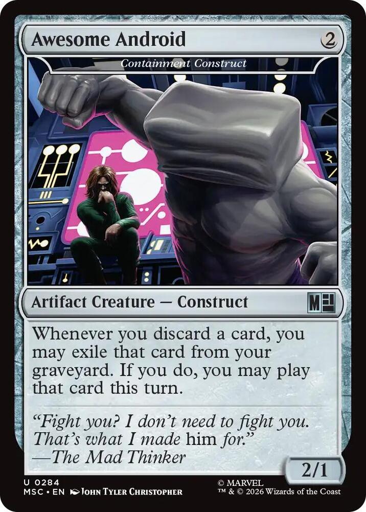 Awesome Android - Containment Construct (Surge Foil) [Commander: Marvel Super Heroes] 284