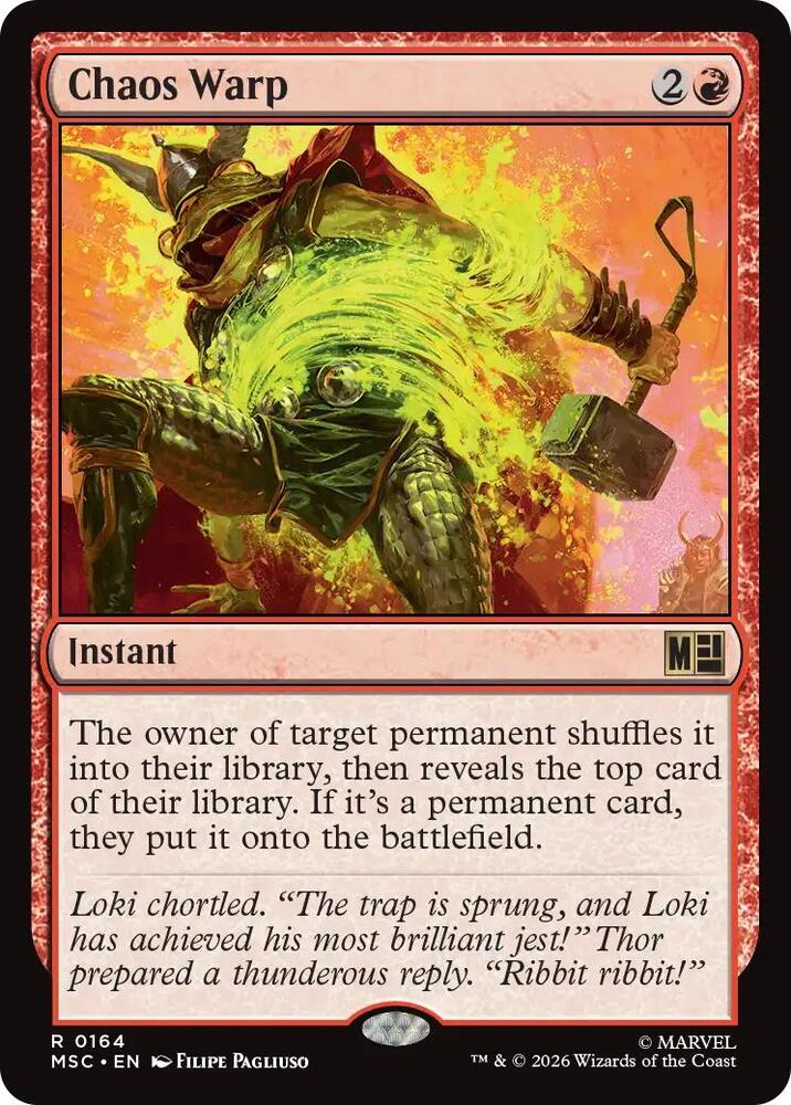 Chaos Warp [Commander: Marvel Super Heroes] 164