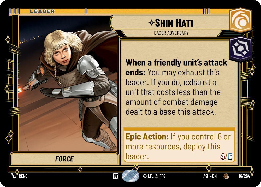 Shin Hati - Eager Adversary [Ashes of the Empire] 16/264