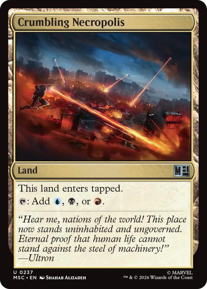 Crumbling Necropolis [Commander: Marvel Super Heroes] 237