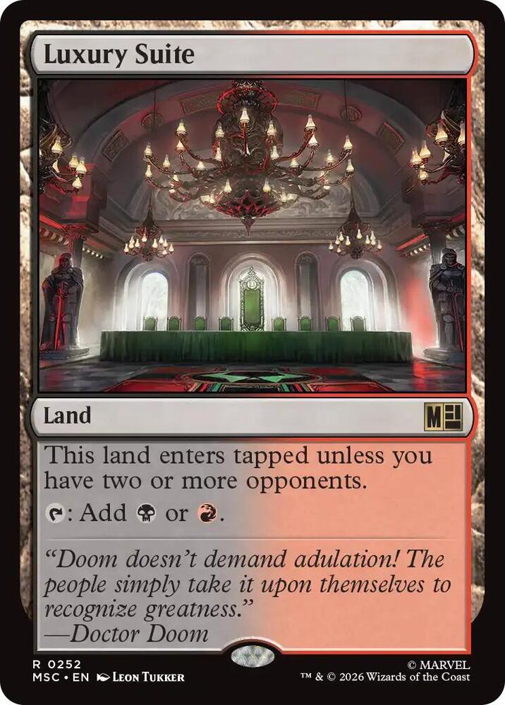 Luxury Suite (Surge Foil) [Commander: Marvel Super Heroes] 252