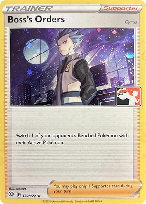 Boss's Orders [Cyrus] - 132/172 (Cosmos Holo) [Prize Pack Series Cards] 132/172