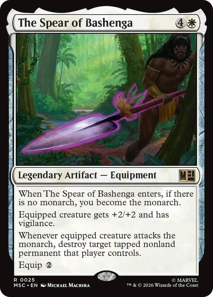 The Spear of Bashenga [Commander: Marvel Super Heroes] 25
