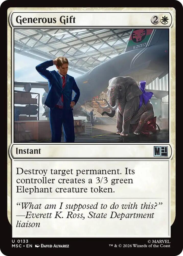 Generous Gift [Commander: Marvel Super Heroes] 133