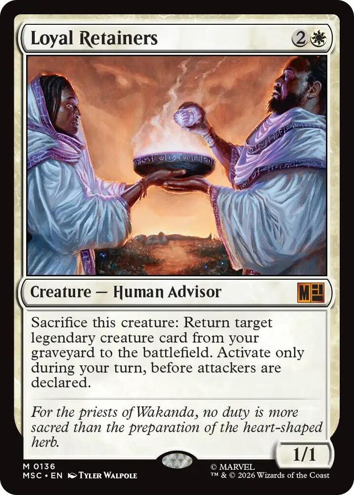 Loyal Retainers [Commander: Marvel Super Heroes] 136