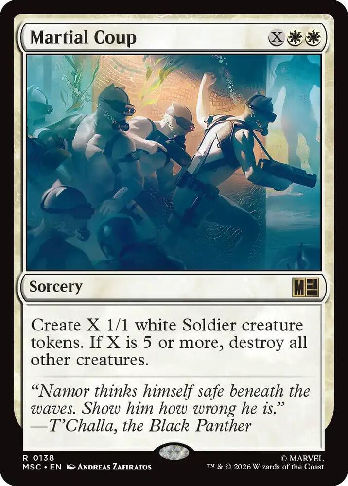 Martial Coup [Commander: Marvel Super Heroes] 138