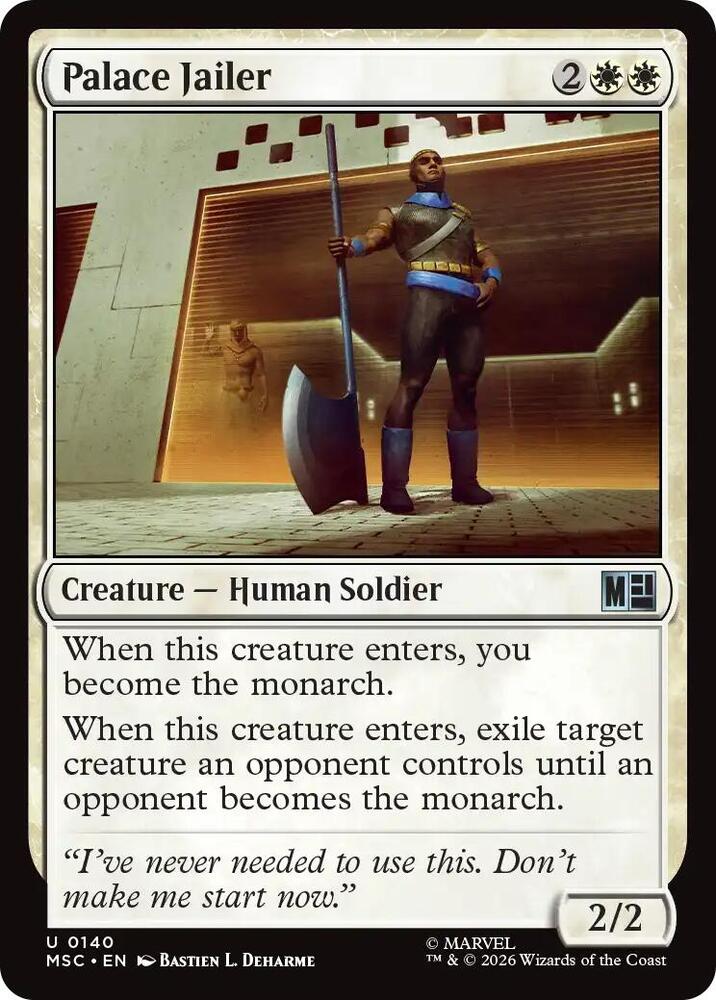 Palace Jailer [Commander: Marvel Super Heroes] 140