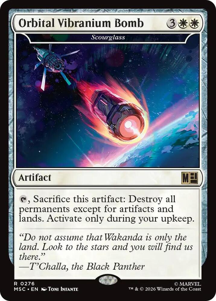 Orbital Vibranium Bomb - Scourglass [Commander: Marvel Super Heroes] 276