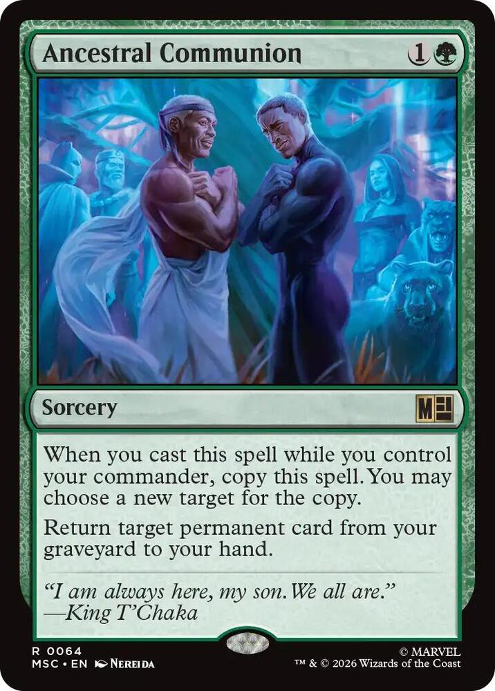 Ancestral Communion [Commander: Marvel Super Heroes] 64