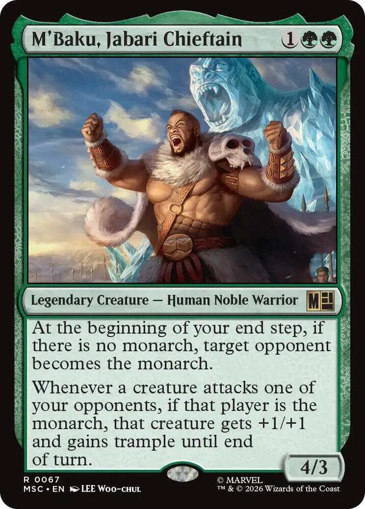 M'Baku, Jabari Chieftain [Commander: Marvel Super Heroes] 67