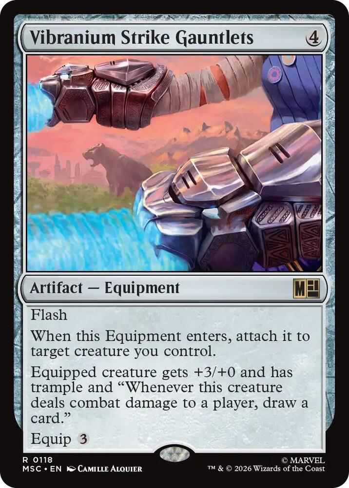 Vibranium Strike Gauntlets [Commander: Marvel Super Heroes] 118