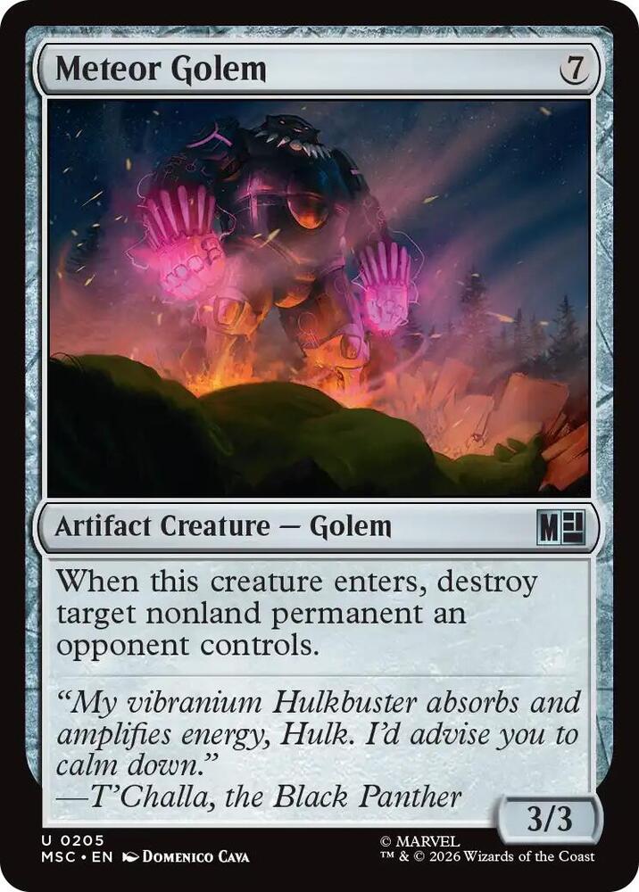 Meteor Golem [Commander: Marvel Super Heroes] 205