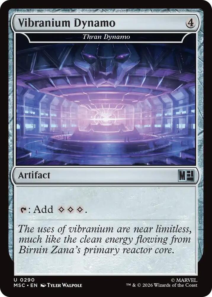 Vibranium Dynamo - Thran Dynamo [Commander: Marvel Super Heroes] 290