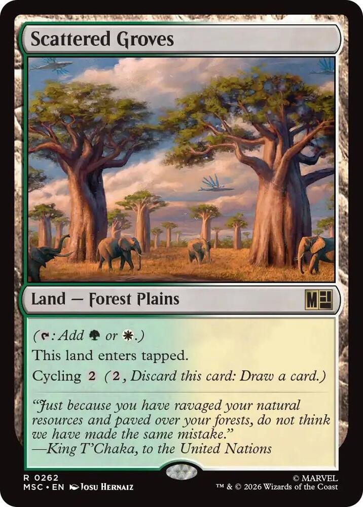Scattered Groves [Commander: Marvel Super Heroes] 262