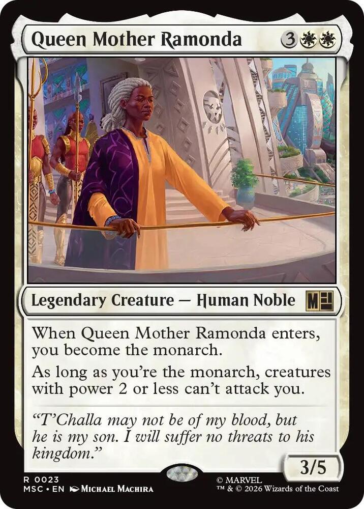 Queen Mother Ramonda (Surge Foil) [Commander: Marvel Super Heroes] 23