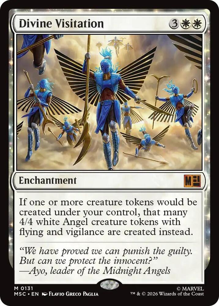Divine Visitation (Surge Foil) [Commander: Marvel Super Heroes] 131