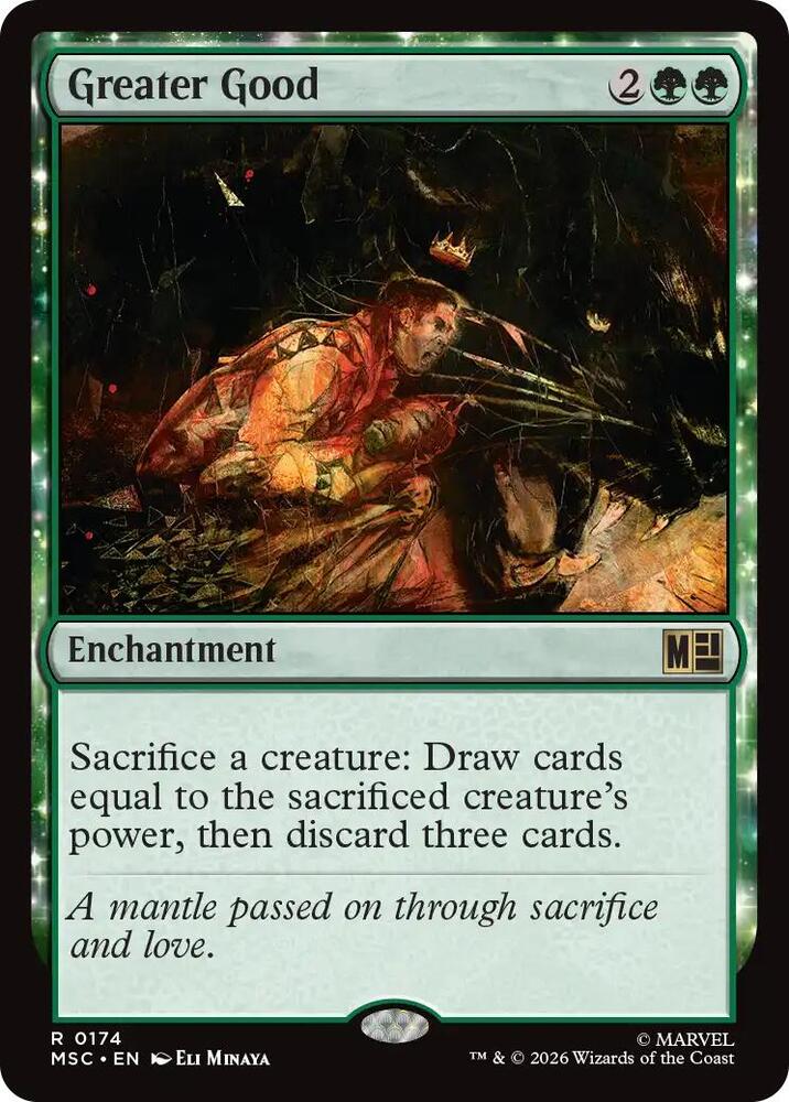 Greater Good (Surge Foil) [Commander: Marvel Super Heroes] 174