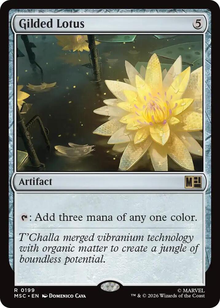 Gilded Lotus (Surge Foil) [Commander: Marvel Super Heroes] 199