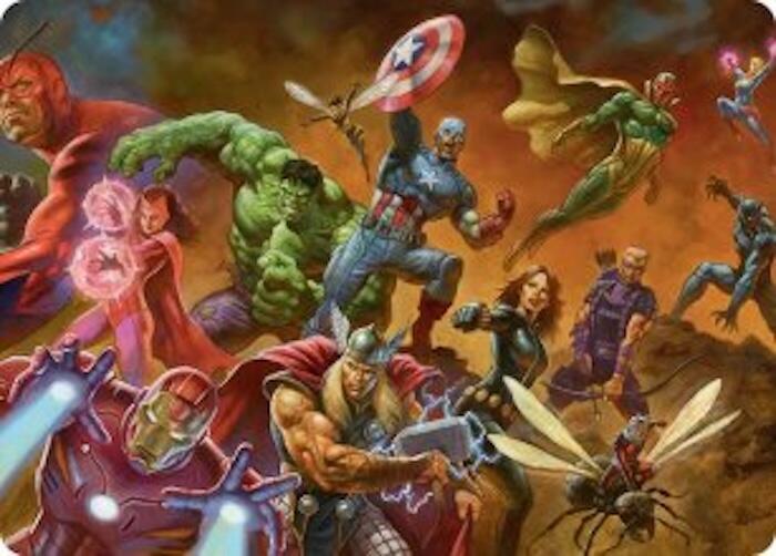 Avengers Assemble! Art Card [Art Series: Marvel Super Heroes] 1