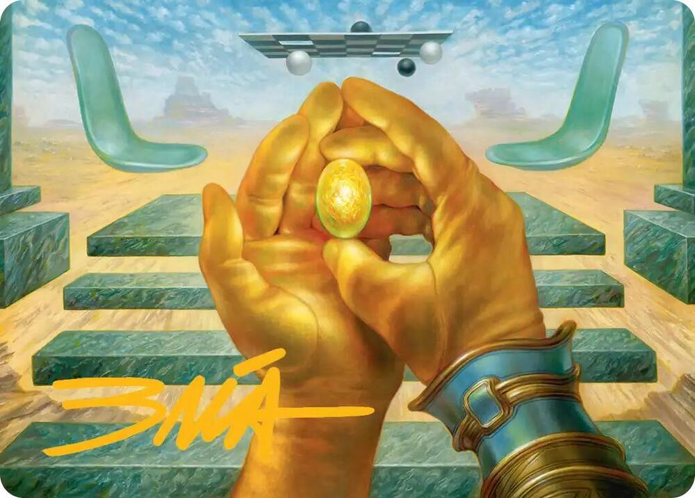 The Mind Stone Art Card (Gold-Stamped Signature) [Art Series: Marvel Super Heroes] 3