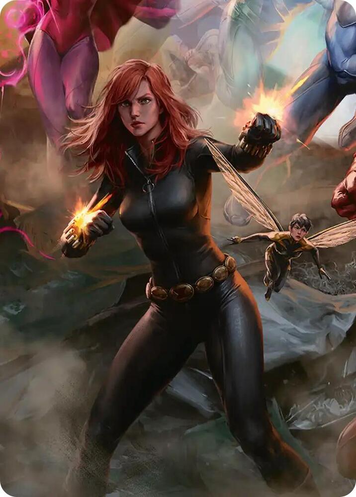 Black Widow, Intel Expert Art Card [Art Series: Marvel Super Heroes] 4