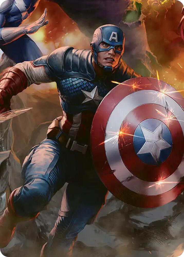 Captain America, Unbowed Art Card [Art Series: Marvel Super Heroes] 5