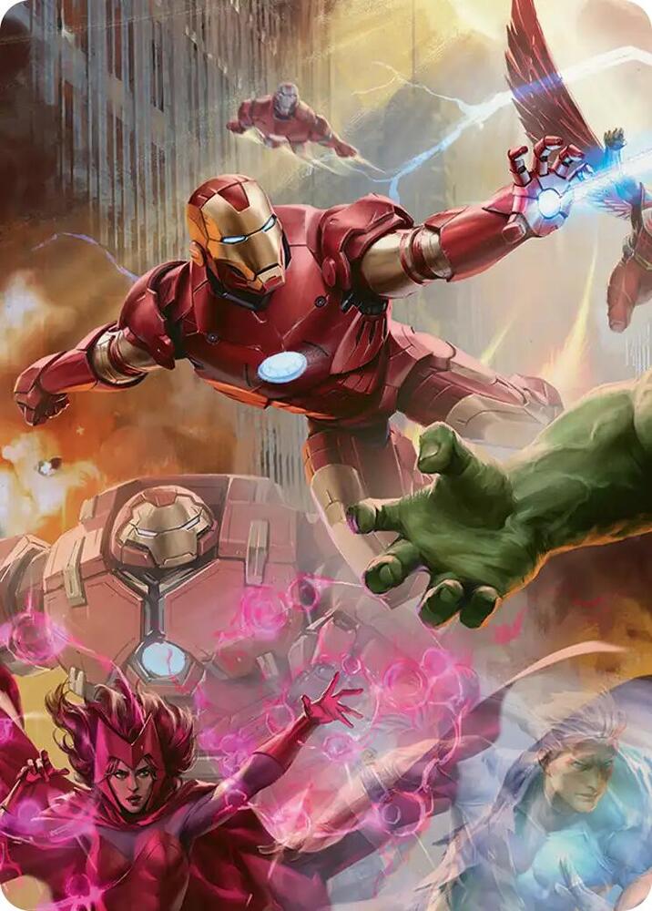 Iron Man, Futurist Paragon Art Card [Art Series: Marvel Super Heroes] 1