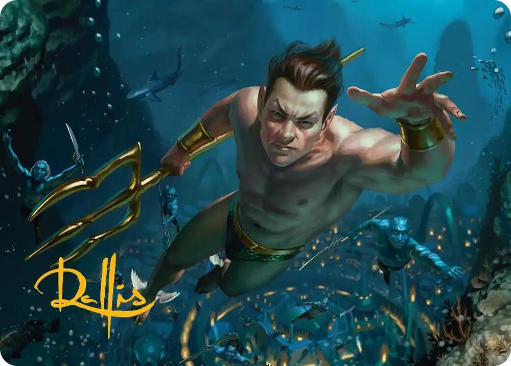 Namor the Sub-Mariner Art Card (Gold-Stamped Signature) [Art Series: Marvel Super Heroes] 6