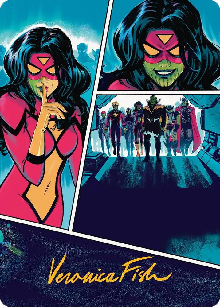Secret Invasion Art Card (Gold-Stamped Signature) [Art Series: Marvel Super Heroes] 18