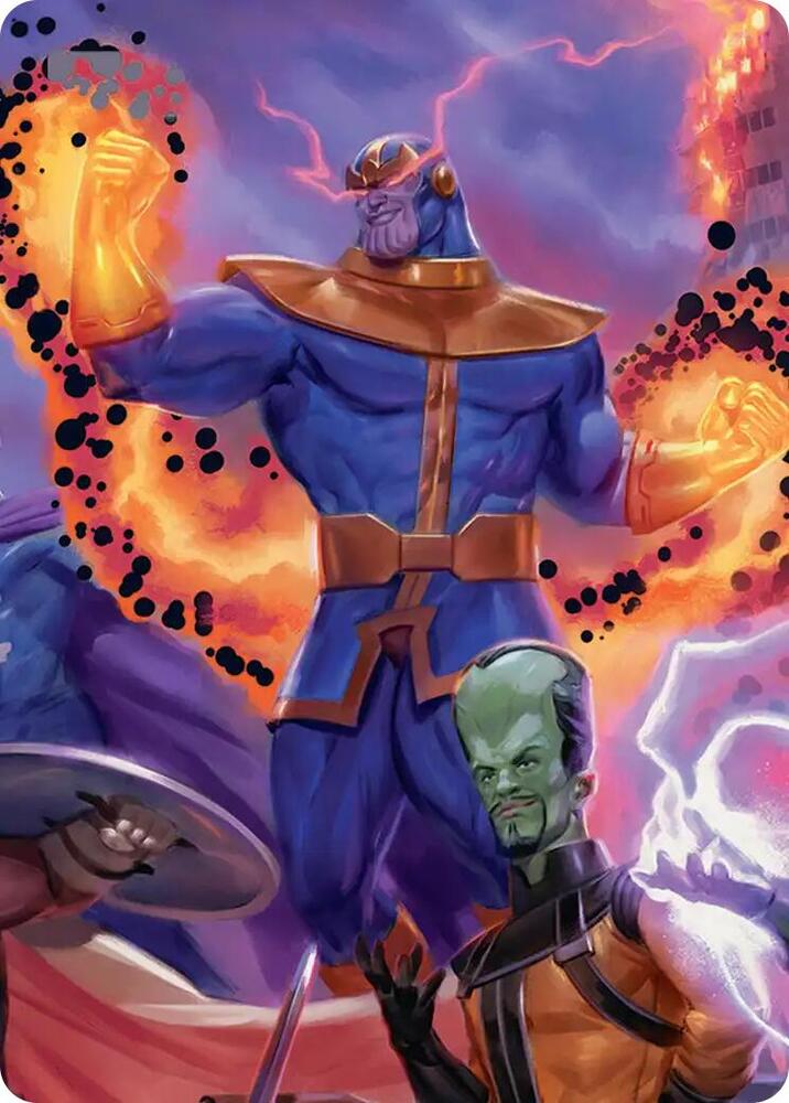 Thanos, Death's Consort Art Card [Art Series: Marvel Super Heroes] 8
