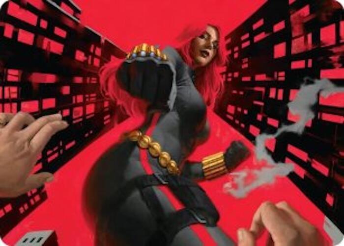 Black Widow, Deadly Hunter Art Card [Art Series: Marvel Super Heroes] 42