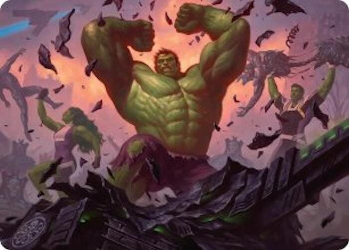 HULK SMASH! Art Card [Art Series: Marvel Super Heroes] 10