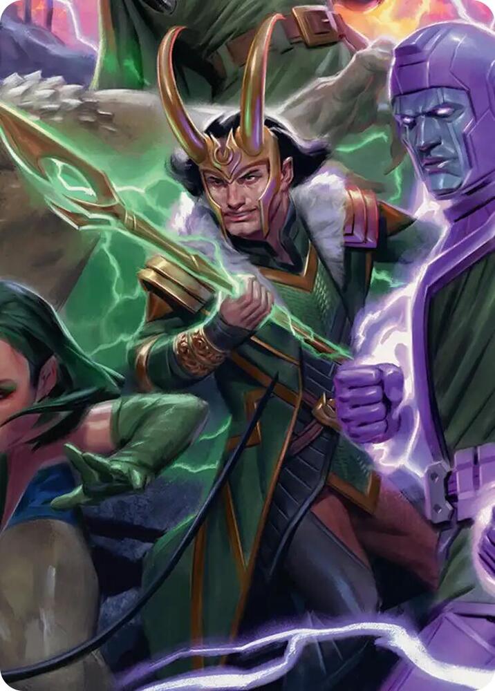 Loki, God of Lies Art Card [Art Series: Marvel Super Heroes] 12