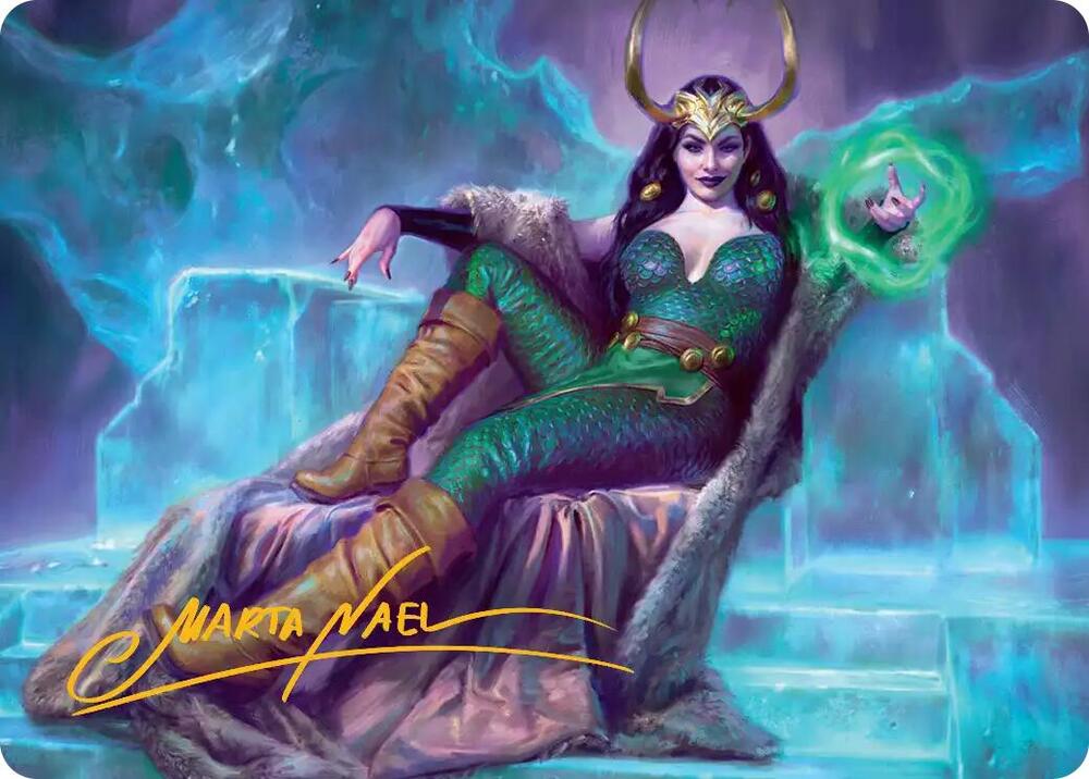 Lady Loki, Agent of Chaos Art Card (Gold-Stamped Signature) [Art Series: Marvel Super Heroes] 33