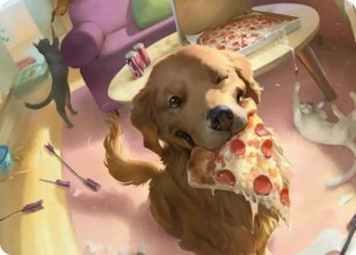Lucky the Pizza Dog Art Card [Art Series: Marvel Super Heroes] 44