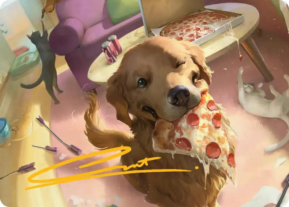 Lucky the Pizza Dog Art Card (Gold-Stamped Signature) [Art Series: Marvel Super Heroes] 44