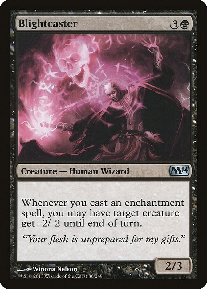 Blightcaster [Magic 2014 (M14)] 86