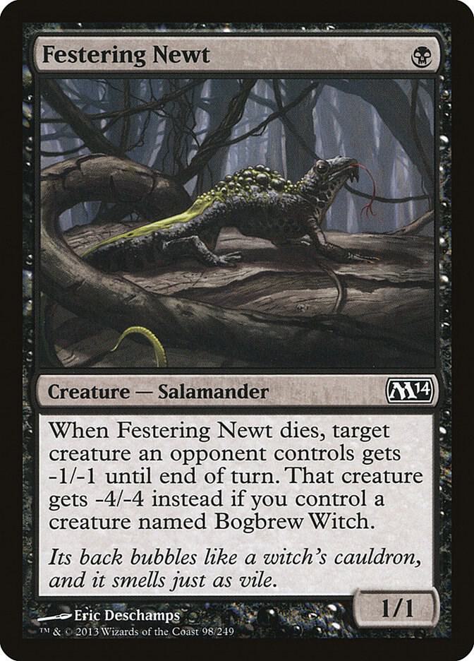 Festering Newt [Magic 2014 (M14)] 98