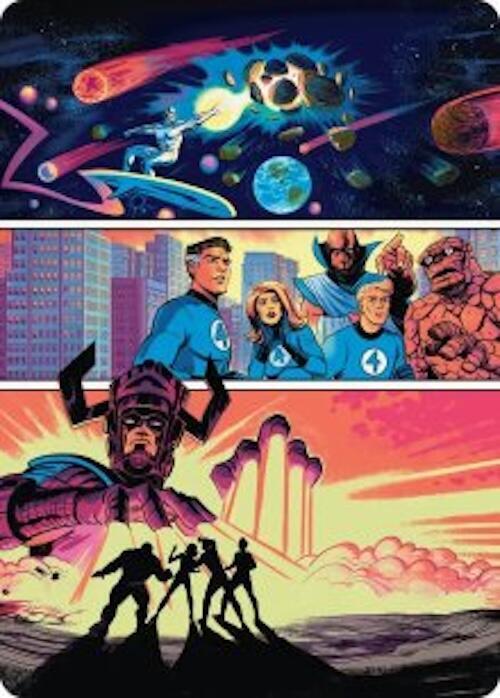 The Coming of Galactus Art Card [Art Series: Marvel Super Heroes] 20
