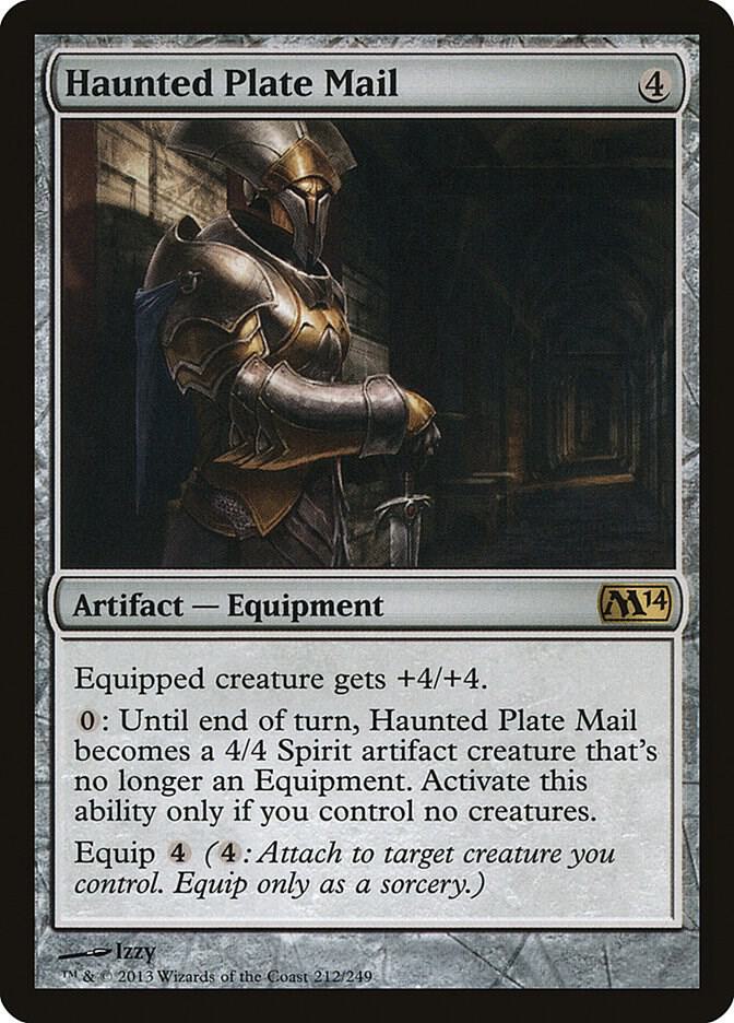 Haunted Plate Mail [Magic 2014 (M14)] 212