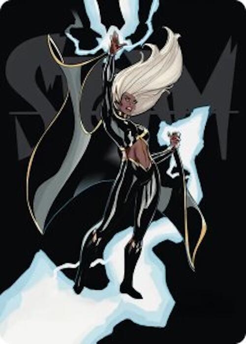 Storm, Windrider Art Card [Art Series: Marvel Super Heroes] 30