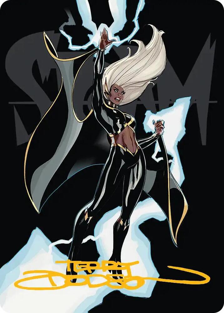 Storm, Windrider Art Card (Gold-Stamped Signature) [Art Series: Marvel Super Heroes] 30