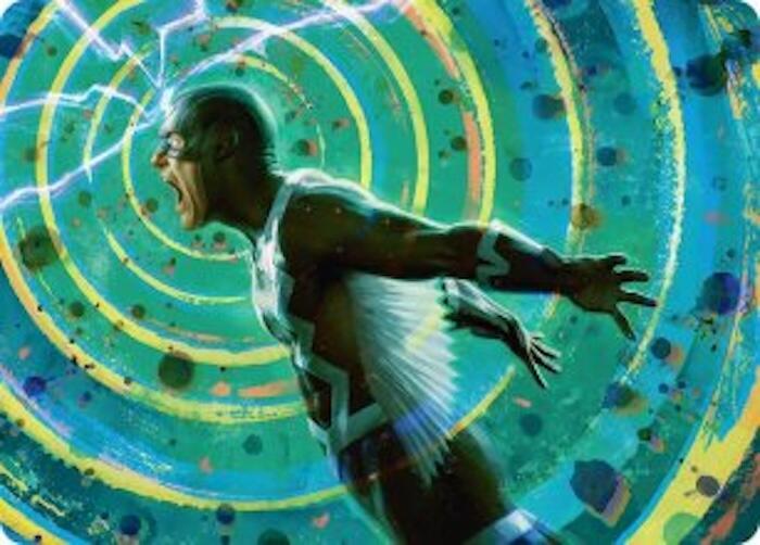 Black Bolt, Inhuman King Art Card [Art Series: Marvel Super Heroes] 35