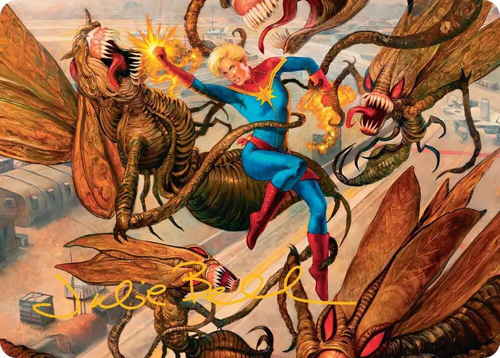 Captain Marvel, Apex Avenger Art Card (Gold-Stamped Signature) [Art Series: Marvel Super Heroes] 36
