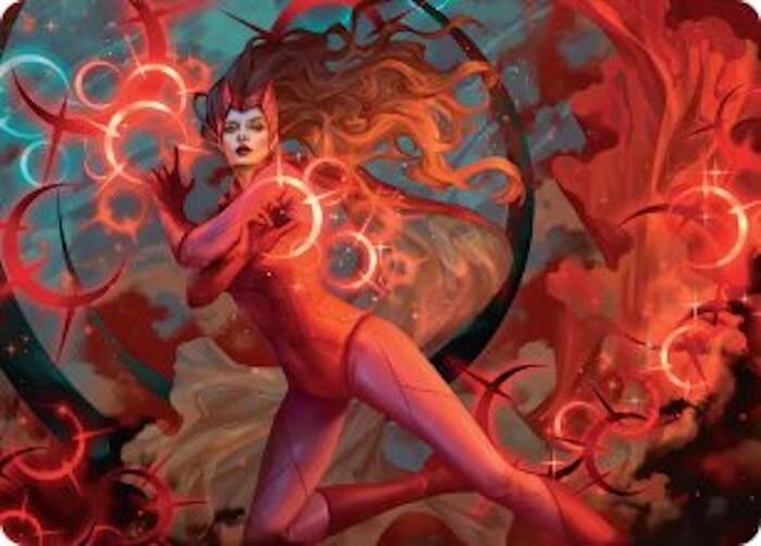 Scarlet Witch, Chaotic Avenger Art Card [Art Series: Marvel Super Heroes] 38
