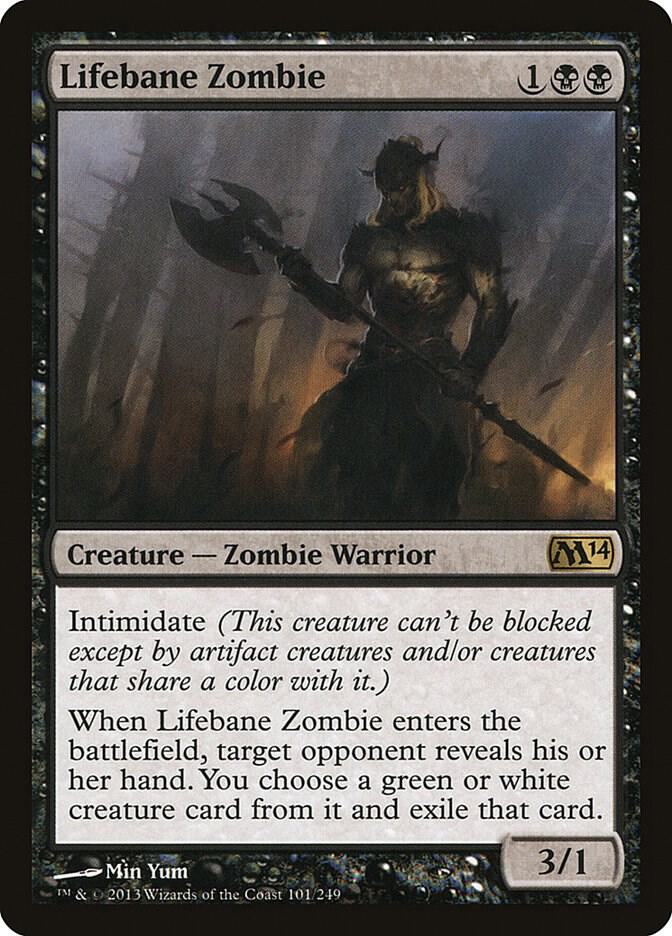 Lifebane Zombie [Magic 2014 (M14)] 101