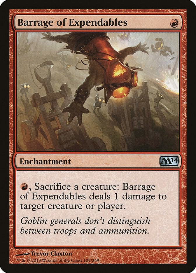 Barrage of Expendables [Magic 2014 (M14)] 127