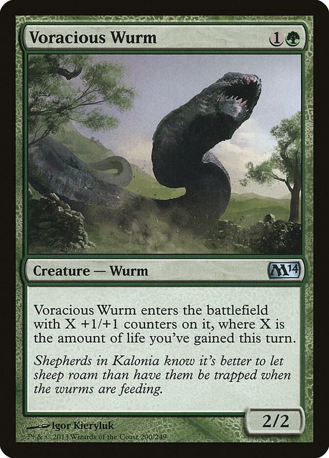 Voracious Wurm [Magic 2014 (M14)] 200