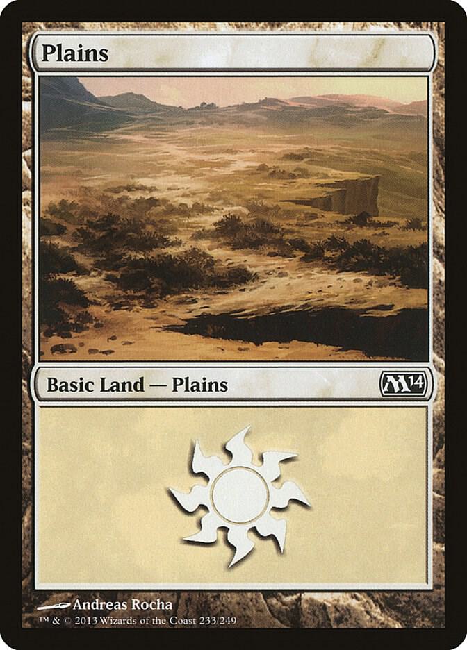 Plains (233) [Magic 2014 (M14)] 233