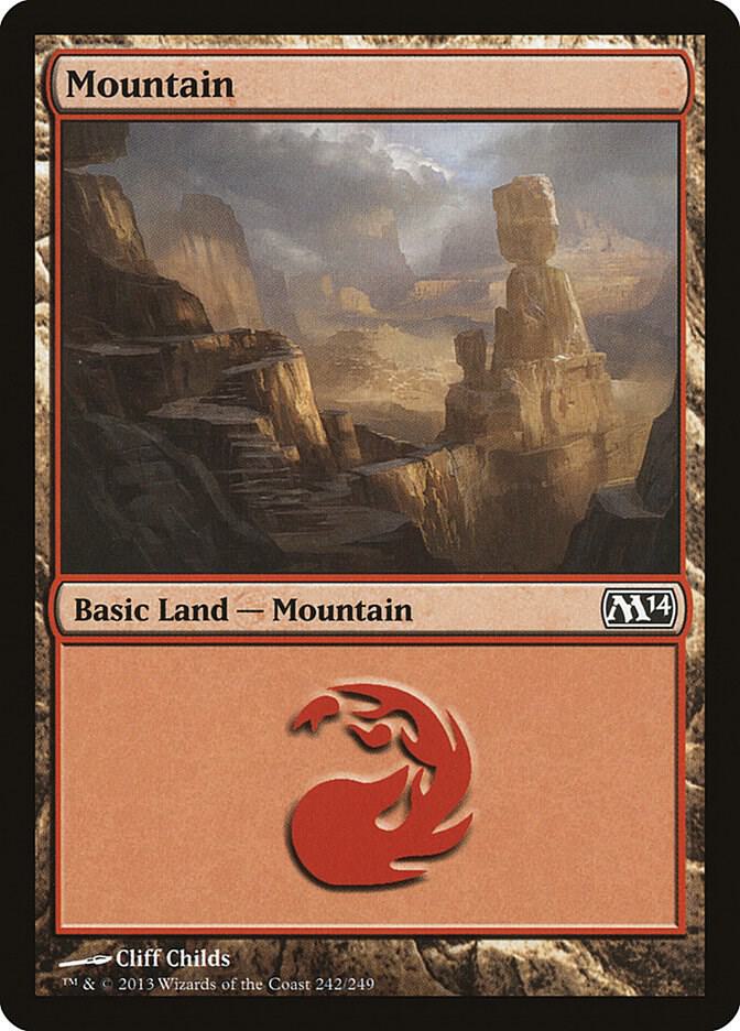 Mountain (242) [Magic 2014 (M14)] 242